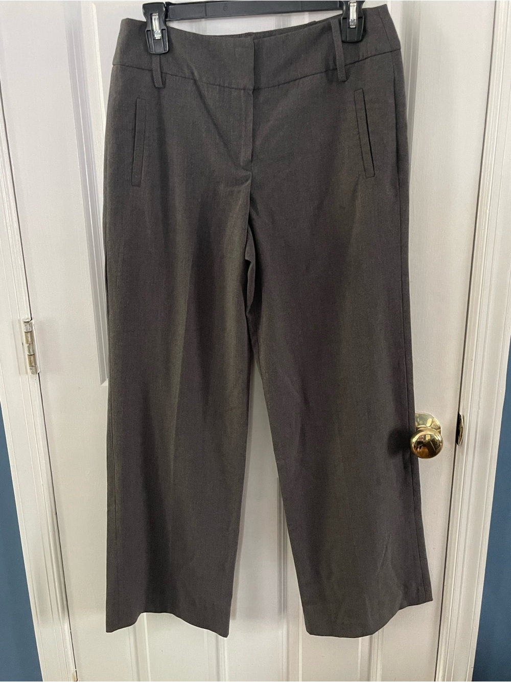 Sandro Petite Charcoal Gray Trousers